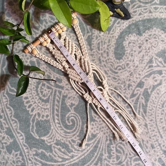 #. 36 Custom Hand Crafted one of a kind Macrame Hanging wall art - Picture 6 of 10